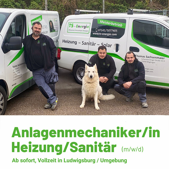 Anlagenmechaniker Heizung/Sanität gesucht – Stellenanzeige, Job